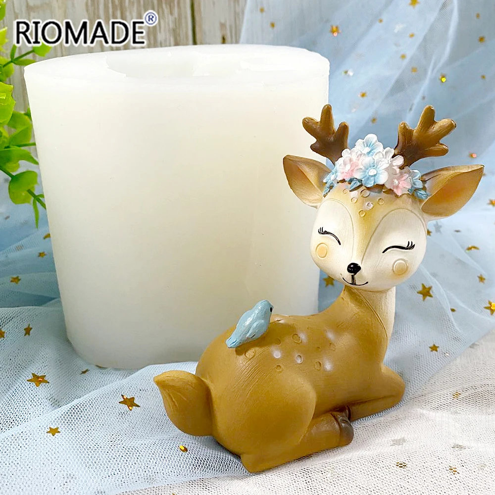 Molde De Silicone Sika Deer para Vela