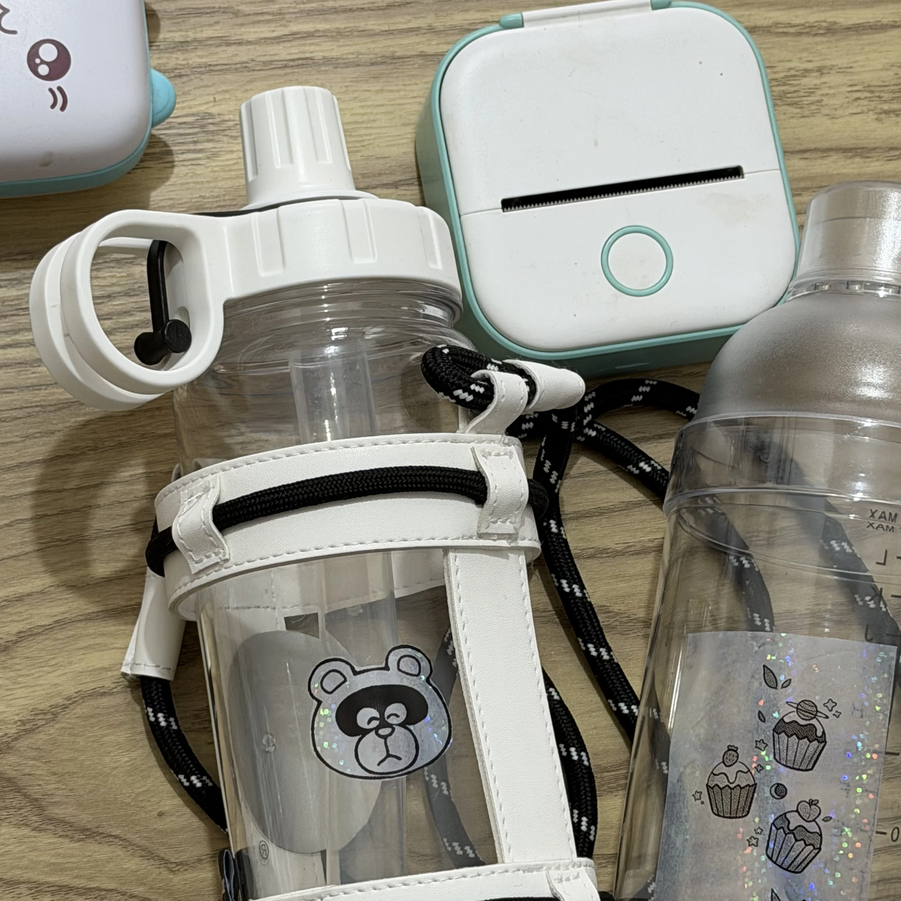 Clear Holographic Dot,Transparent Self-Adhesive Thermal Paper Rolls: 57mm X 3m, Compatible with Most Mini Printers