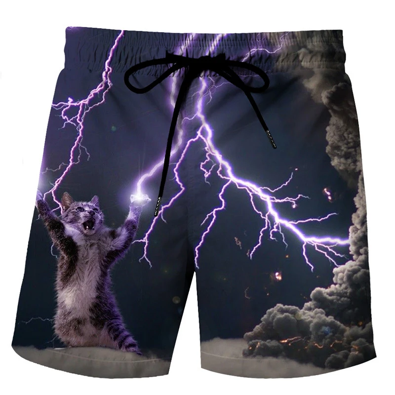 Mens Beach Shorts Surfing Swim Trunks