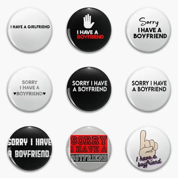 

Have Boyfriend Girlfriend Sorry To Soft Button Pin Lover Fashion Cartoon Gift Brooch Women Collar Creative Metal Lapel Pin Badge