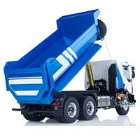LESU 1/14 6x6 Hydraulic RC Dumper Truck Metal Remote Control Tipper Car Model Painted Assembled Toy Christmas Gift THZH1684 2