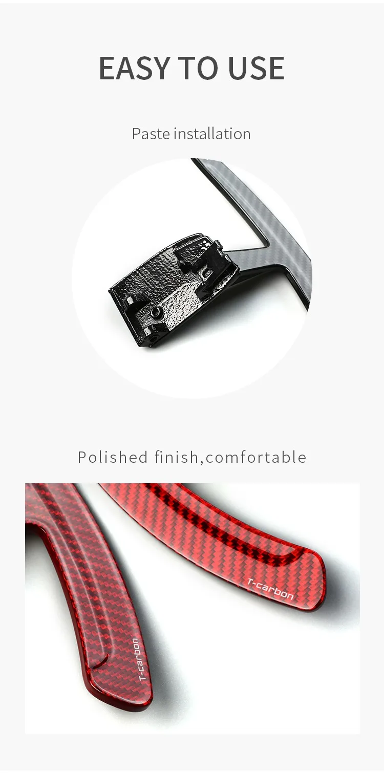 Replacement Paddle Shift For Porsche Carbon Fiber Steering Wheel Paddle Shifter T-carbon Shift Paddles