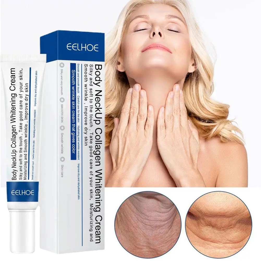 Neck Cream Collagen Neck Cream Anti-aging Tightens Lifts Neck Chin Reducing Fine Lines Brightening Moisturizing Skin
