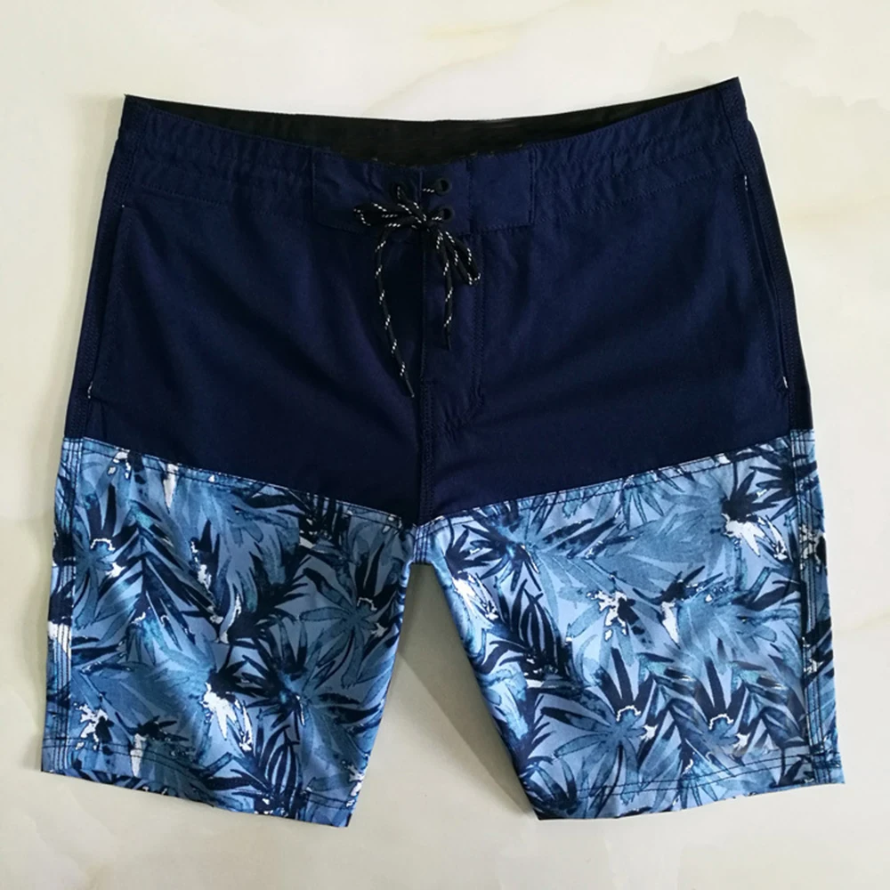 Plus Size 28 to 38 Waterproof Board Shorts Summer Shorts Men Swimwear Men Beach Shorts Men Bermuda Short Boardshorts With Label 3