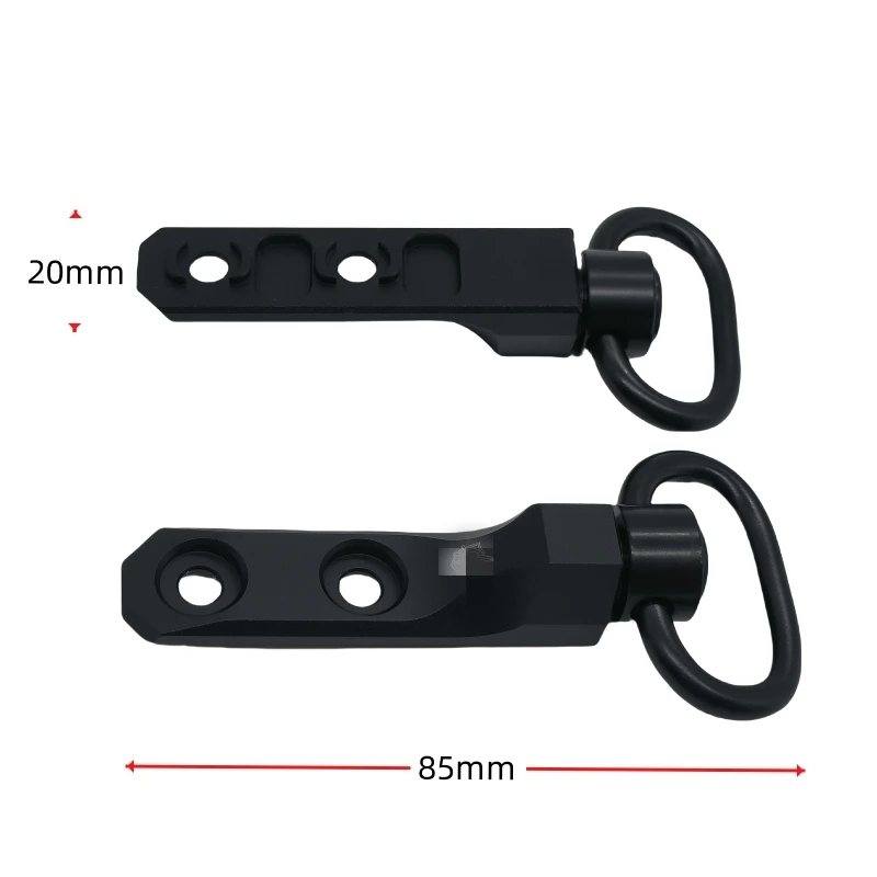 New CNC Tactical KAC Metal M-LOK QD Sling Mount, Low Profile with 1.25 QD sling