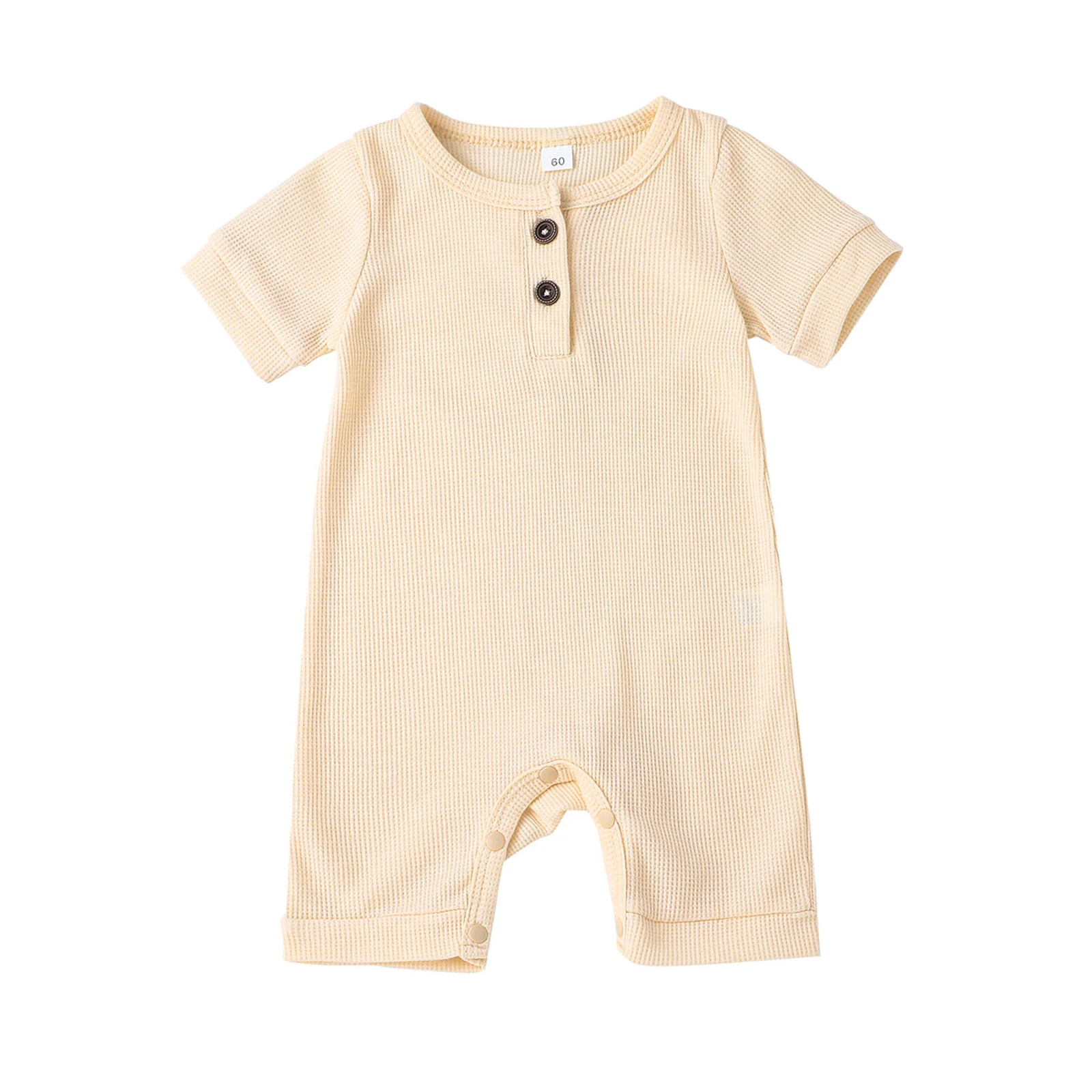 bright baby bodysuits	 2022 Baby Girls Boys Jumpsuits Baby Simple Solid Color Short Sleeve Romper Cotton Summer Clothes Baby Rompers bamboo baby bodysuits	 Baby Rompers