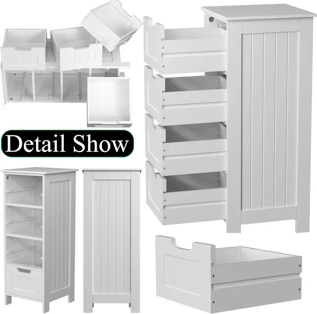 4 Chest of Drawers Dresser for Bedroom, Living Room, Hallway 2