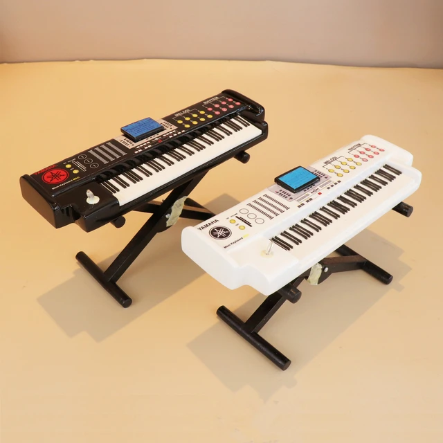 Mini orgue électronique l'inventaire, modèle musical, maison de courses de  cimetière, accessoires d'ornements, clavier