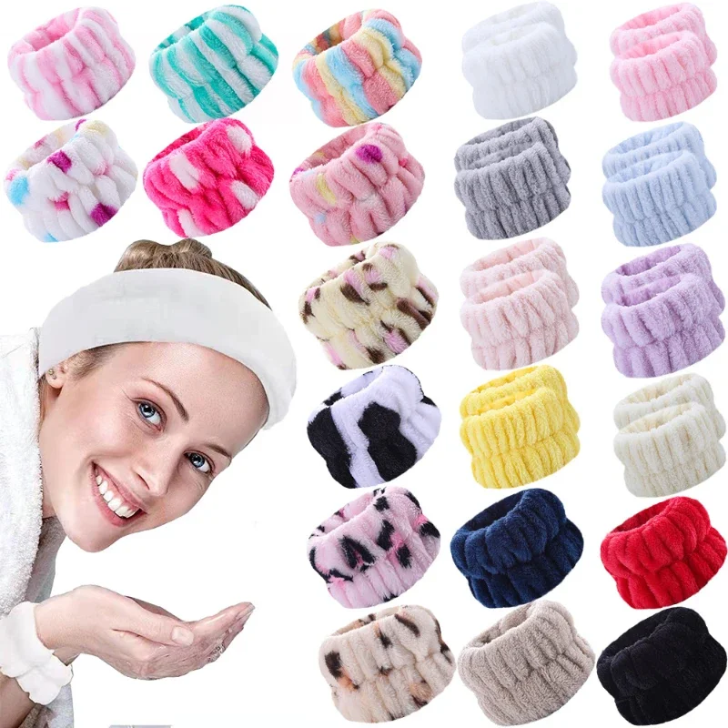 

Soft Skin-friendly Plush Water Absorbent Wrist Guard for Washing Hands Washing Face Travel Home Bathroom Toiletries Supplies