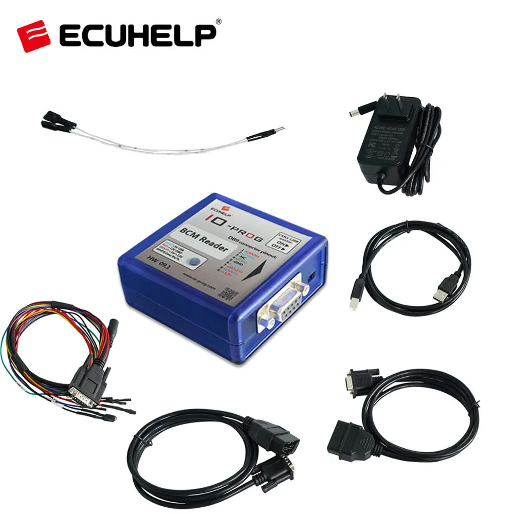 

ECUHELP I/O Prog IO-Prog for Opel BSI PSA New License ECU BCM TCM EPS K-line and CAN compatibility via BD9 connection and OBD