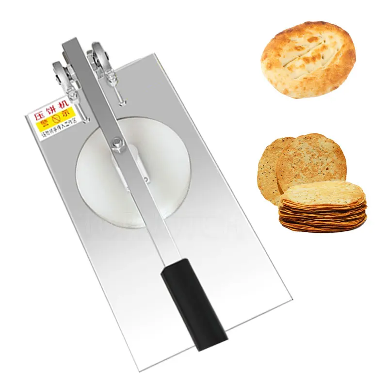 stainless-steel-manual-round-pizza-dough-squeezing-machine-flour-press-food-snack-equipment