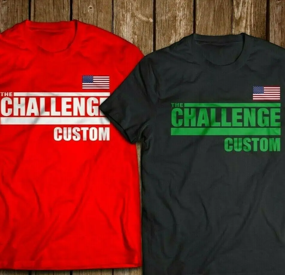 Mtv The Challenge Nome Personalizzato E Camicia Bandiera Total Madness / War Of The Worlds 2