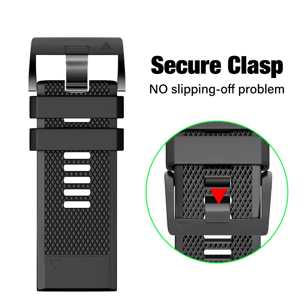 Premium Silicone QuickFit Watch Band Strap - Versatile and Durable Replacement Bracelet