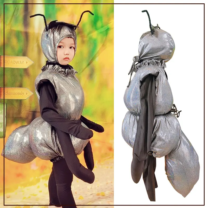 

Children's Day Ant Performance Clothing Moving Across the River Performance Cartoon Drama