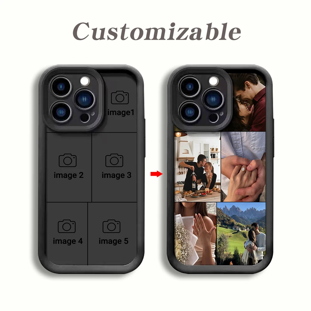 Personalized Photo Shockproof Soft TPU Phone Case For iPhone 17 Pro 16 15 14 13 12 11 Pro Max SE 2022 Plus16e X XR 7 8 17 Cover 4