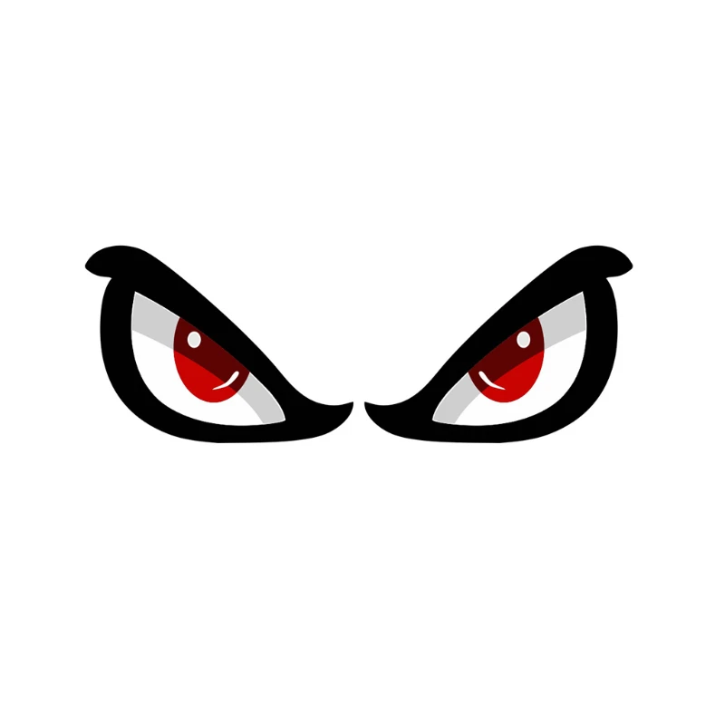 

Personalized Funny Eye Rearview Pattern Car Sticker Car Bumper Trunk Motorcycle PVC Vinyl Decals Car Warp Decorative
