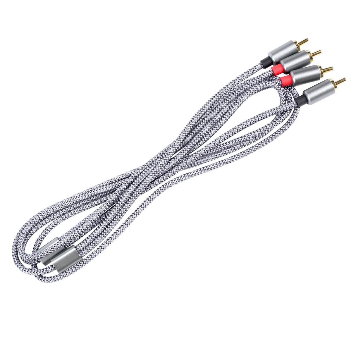 

Стереокабель RCA, [6 футов/1,8 м, двойной экранированный позолоченный] стереокабель 2RCA «папа»-2RCA «папа» для домашнего кинотеатра
