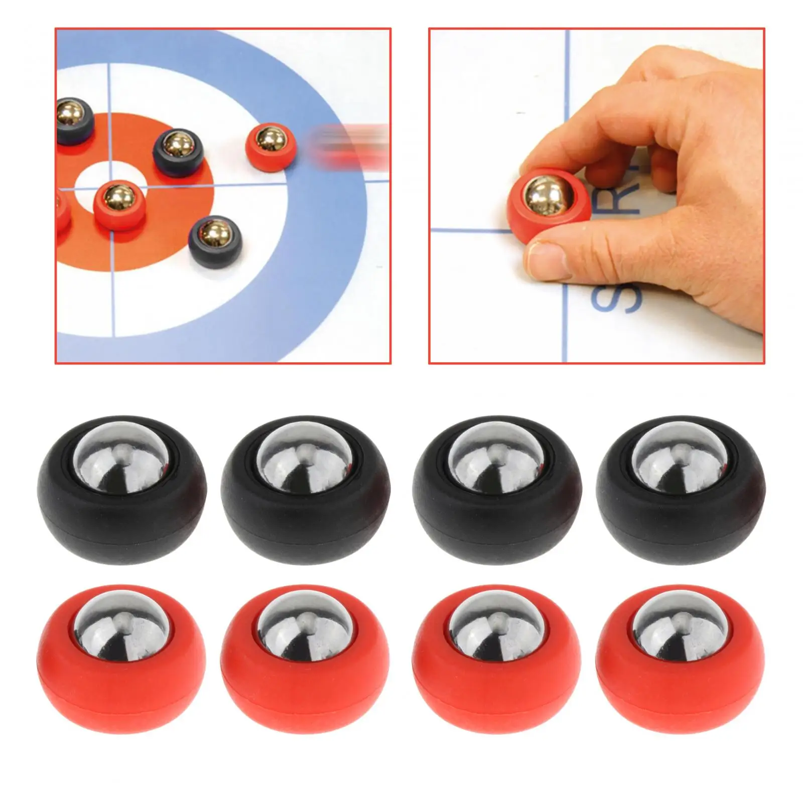 8xMiniShuffleboardPucksSetShuffleboardTableAccessoriesEquipment