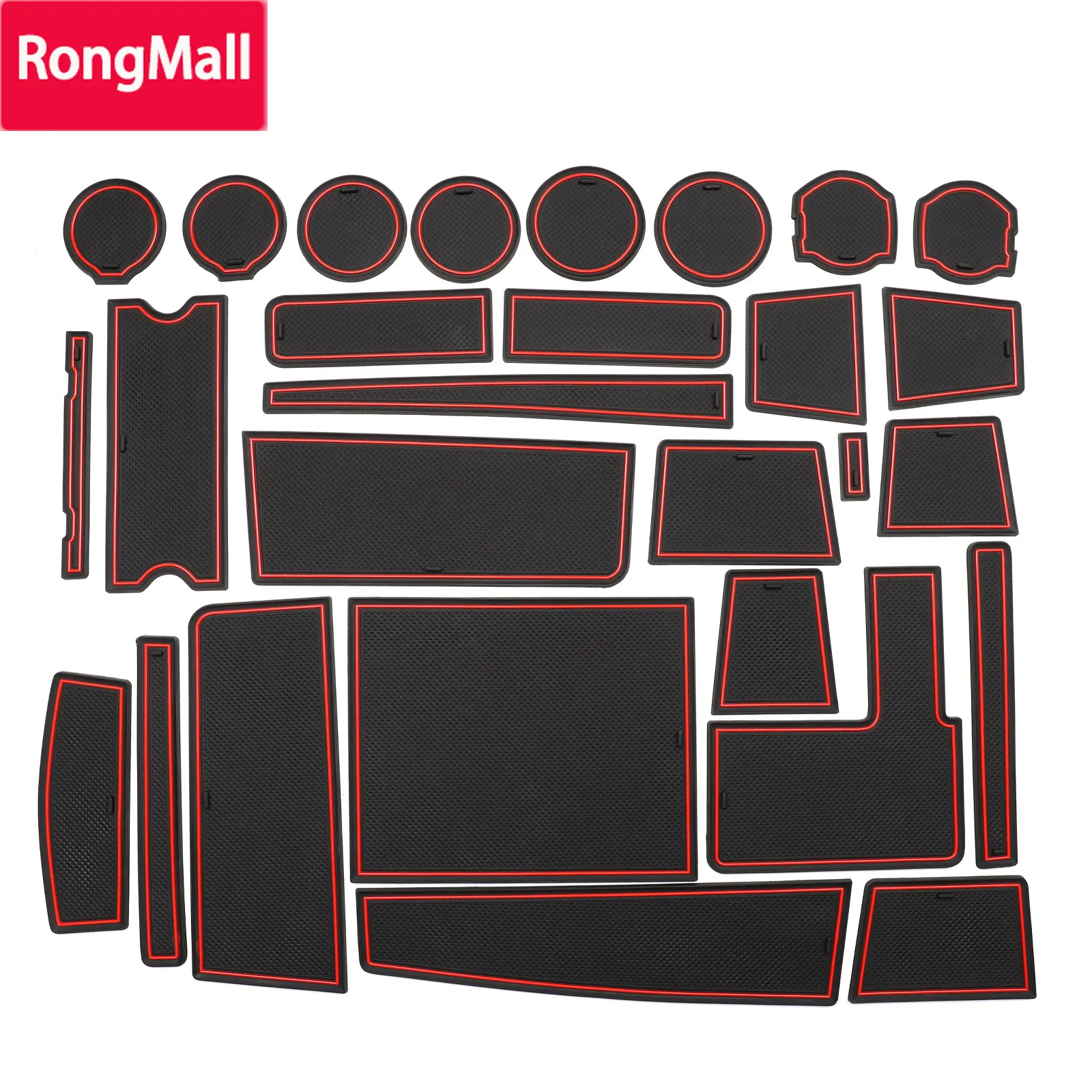 

Anti-Slip Gate Slot Mat for Ford EXPLORER 2020 - 2022 Non-Slip Door Groove Pad Cup Holder Car Interior Accessories