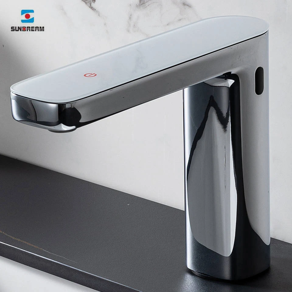 

SUNDREAM manufacture white Touch Sensor Smart Sensor Automatische Basin Faucet