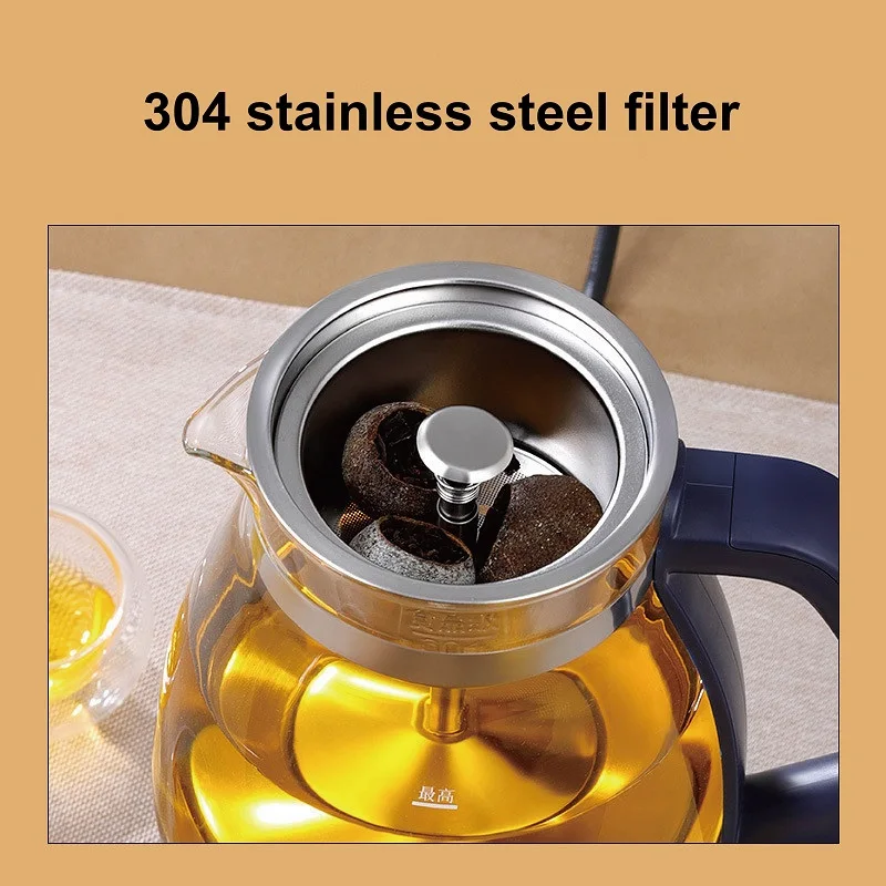 110V Home Tea Making Machine 1L Black Tea Pu'er Tea Steam Teapot Office Auto Keep Warm Health Kettle Fast Boiling Water Kettle 5