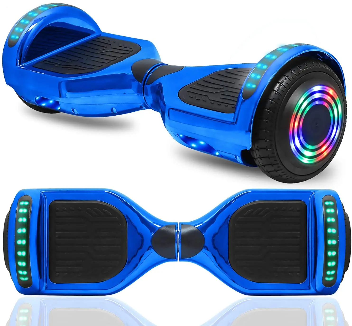 CHO NEW Generation Electric Hoverboard Two Wheels Smart Self Balancing  Scooter Hoover Board with Built in Speaker Flashing LED Light