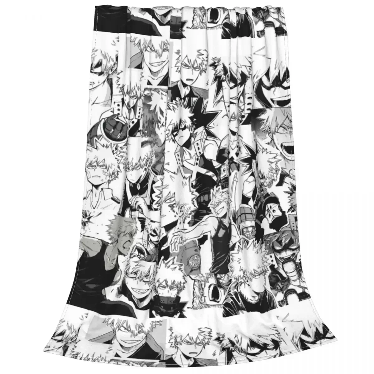 Katsuki Bakugo Fuzzy Blanket My Hero Academia Boku No Hero Academia Customized Throw Blankets for Home Quilt Bedspread 4