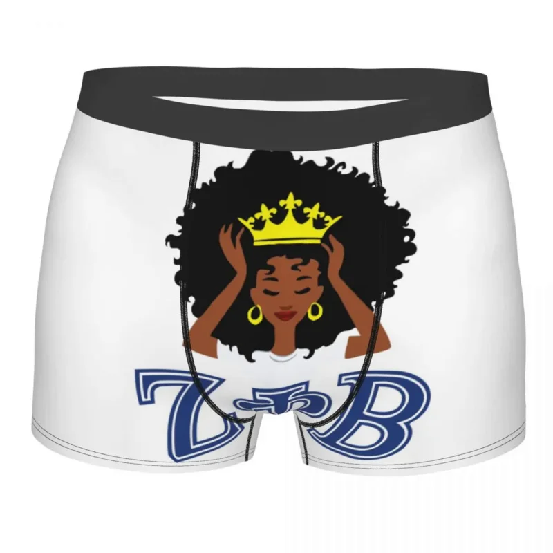 

Custom Zeta Phi Beta 1920 Boxers Shorts Men's ZOB King Queen Briefs Underwear Cool Underpants