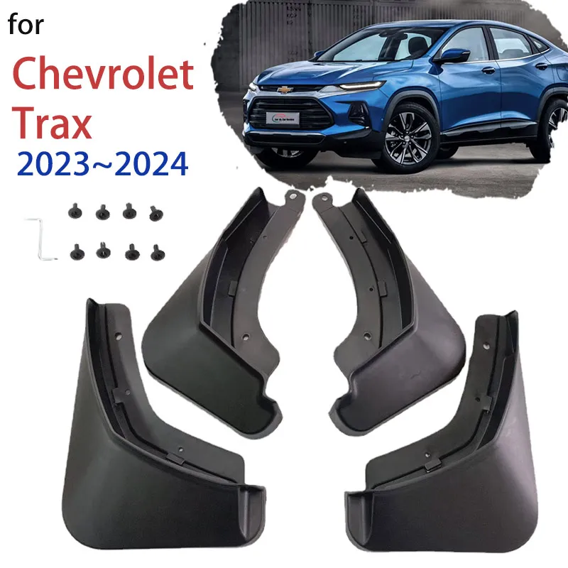 

Car Mud Flap Fender Fit for Chevrolet Trax 2023 2024 Seeker Mudflap Front Rear Mudguards Slapsh-Proof Auto External Accessories
