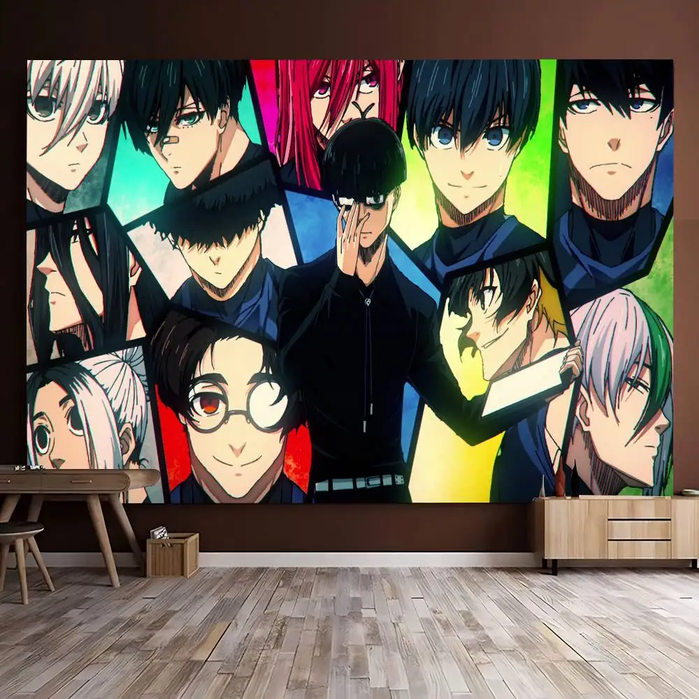 Japanese Hot Anime BLUE LOCK Backdrop for Photography and Party Decoration