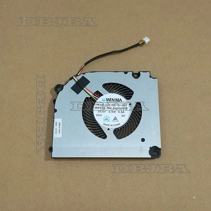 Ventilador Laptop Coooling para Ventilador Winma Egc82071s10ah 5v 2.5w 0.5a V150 _ Gpu