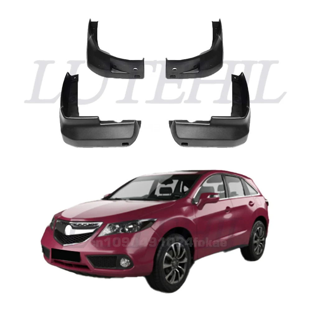 LUTEHIL Mudflaps For Acura RDX 2012-2018 2013 2014 2015 2016 2017 스플래시 가드 머드 가드 머드 플랩 펜더 자동차 액세서리