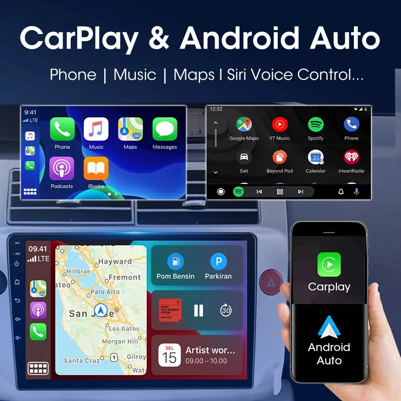 Xintu 4G ȵ̵ 2DIN DSP ڵ  Ƽ̵  ÷̾ Ʈο C4 C-Triomphe C-Quatre 2004-2014 ׺̼ GPS Carplay