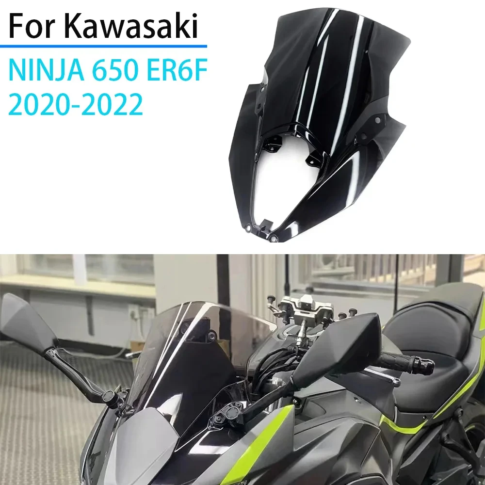 

for Kawasaki NINJA 650 ER6F 2020-2022 spoiler fairing Windshield Windscreen Protector