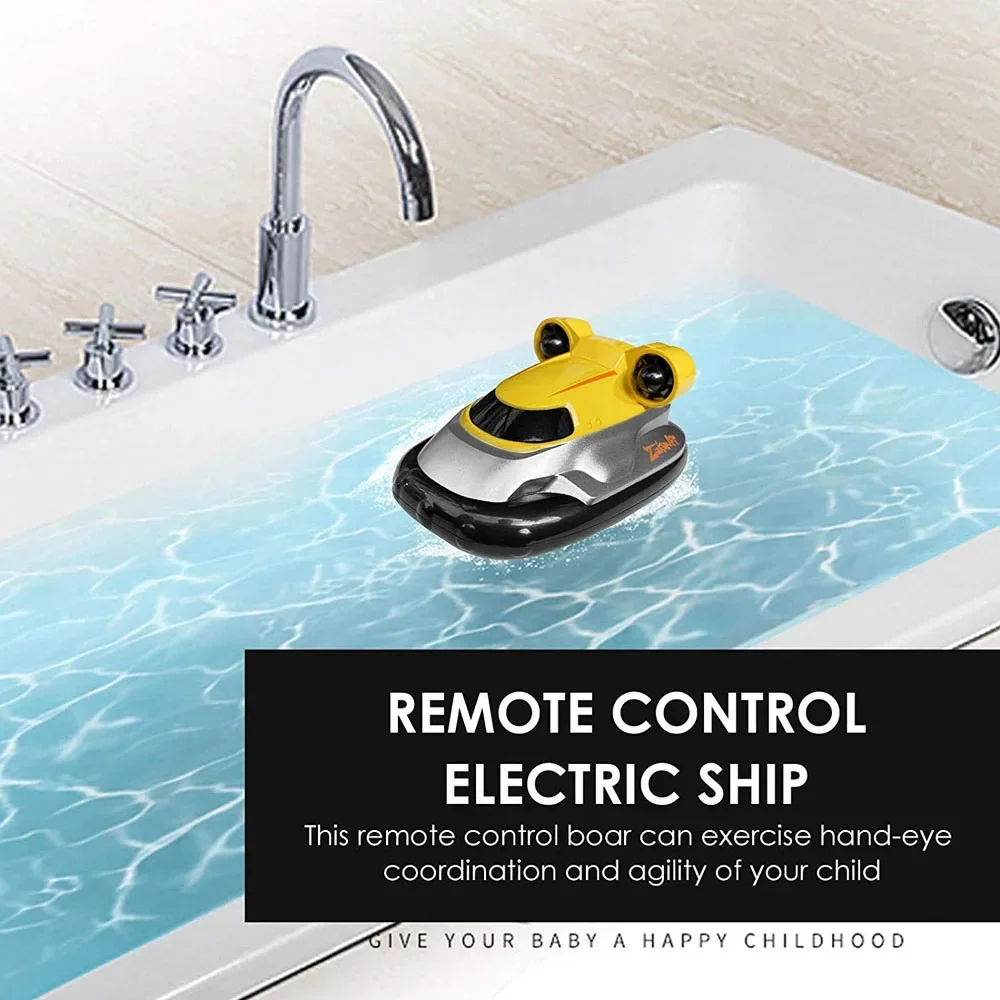 888-1 2.4G Mini RC Hovercraft Boat Model High Speed Toy Hovercrafts With Light Outdoor Simulation Gifts Toys for boys 3