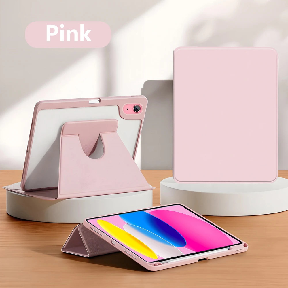 360° Rotatable Acrylic Tablet Case