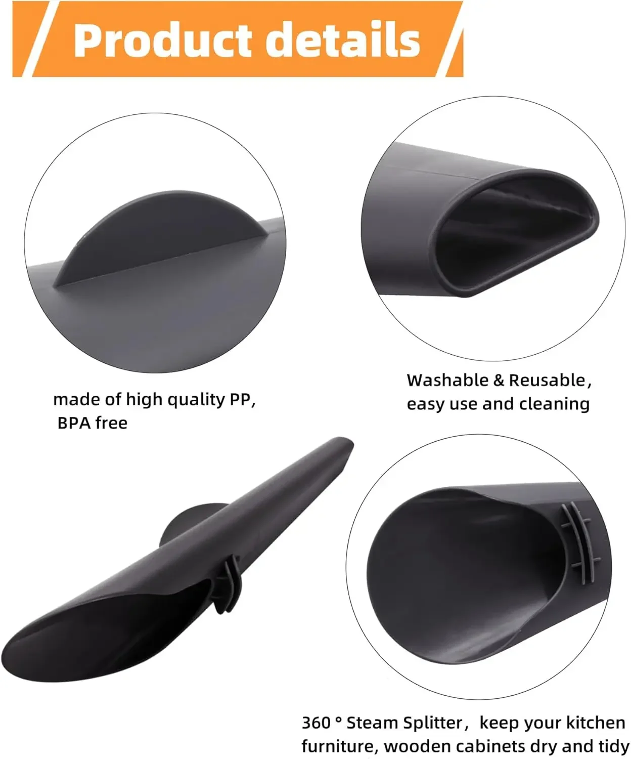 Steam Diverter for Thermomix TM5/TM6 Air Guided Steam Release Diverter Exhaust Pipe Fittings Relief To Prevent Burn Kitchen Tool
