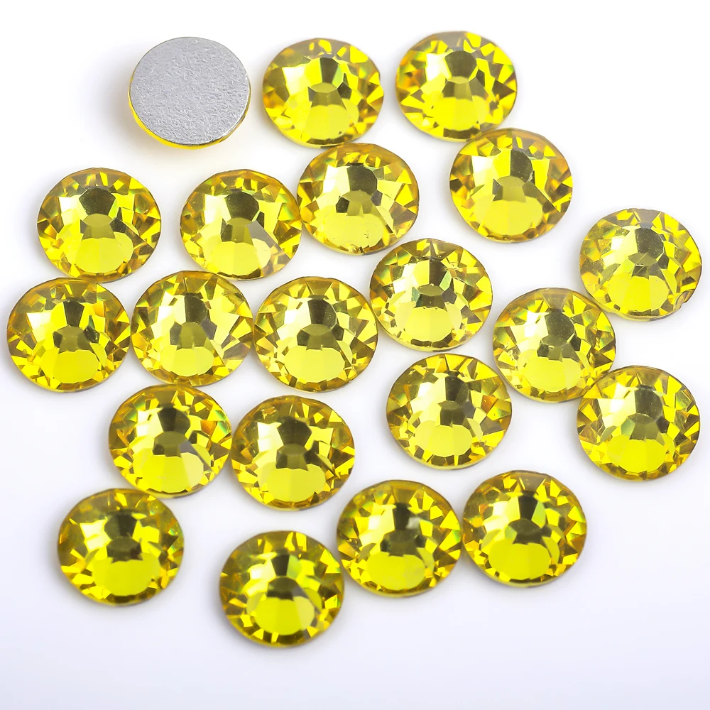 Premium Quality Glass Crystal Rhinestones - Flatback Glitter Stones for Nail Art and DIY Crafts