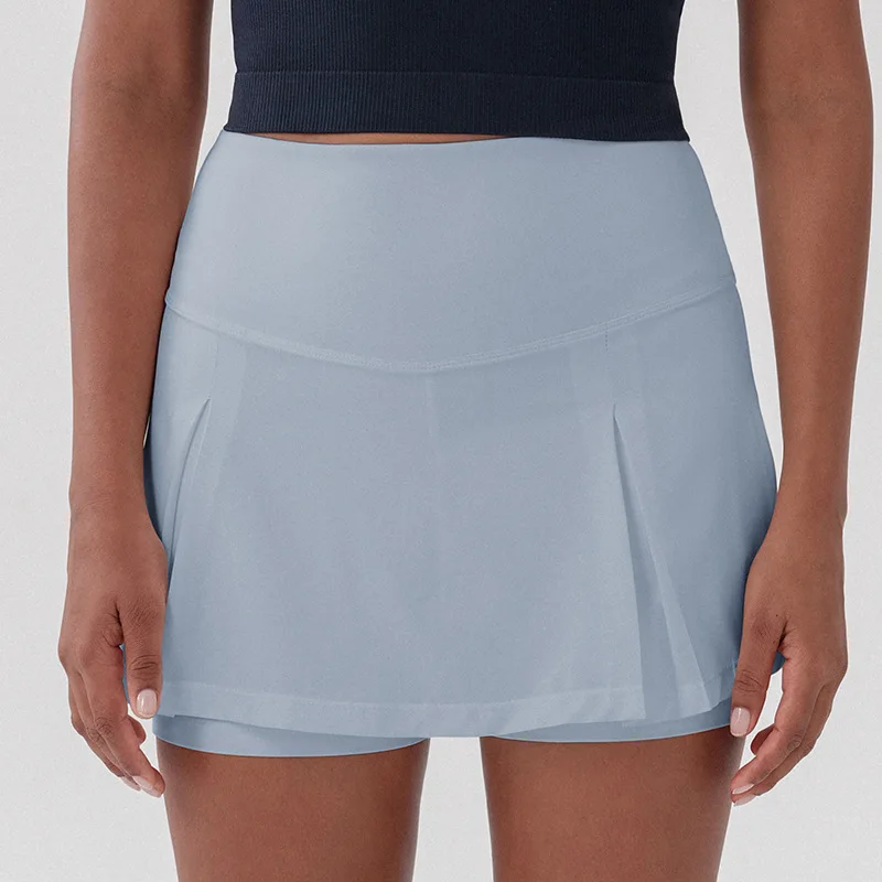 New Anti-exposure Tight Stretch Yoga Shorts A- Line Sports Skirt Golf Skirt High Top Sports