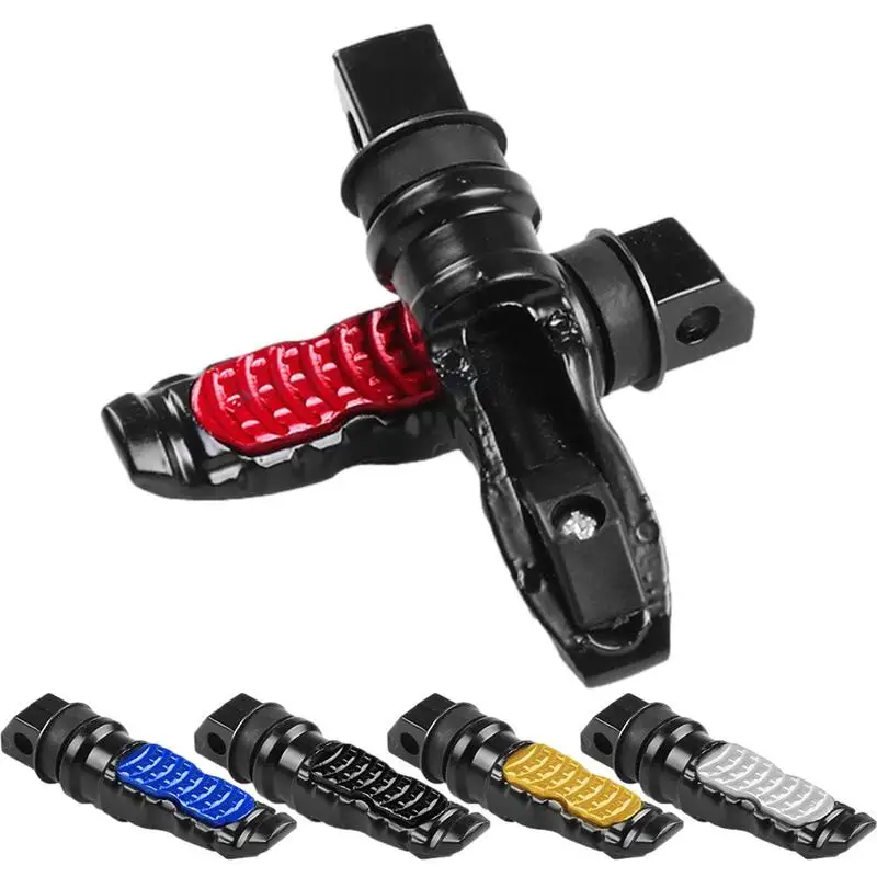 

8MM Hole Aluminum Motorcycle Rear Passenger Foot Pegs Motorbike Rear Passenger Footrest Aluminum Pedal Modification For Honda