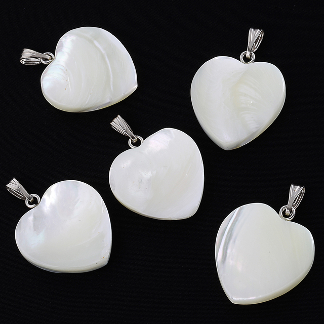 Shell Beads Mother of Pearl Love Cross Fish Animal Style Pendant Charms Beads for Necklace Earring DIY Jewelry Making