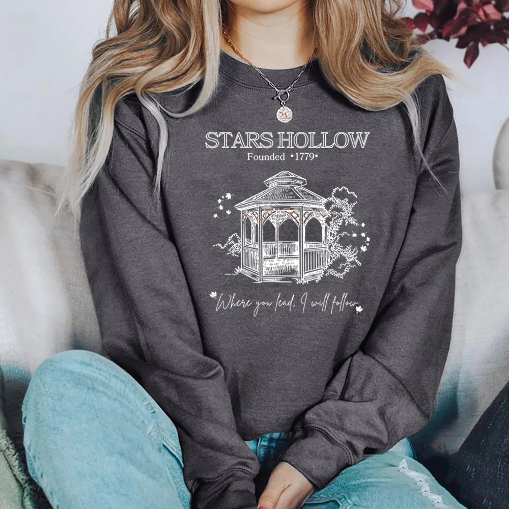 Tv Show Gilmore Girls Sweatshirt Stars Hollow Hoodie Luke\'s Diner Coffee Lover Sweater Retro Dragonfly Inn Crewneck Sweatshirts