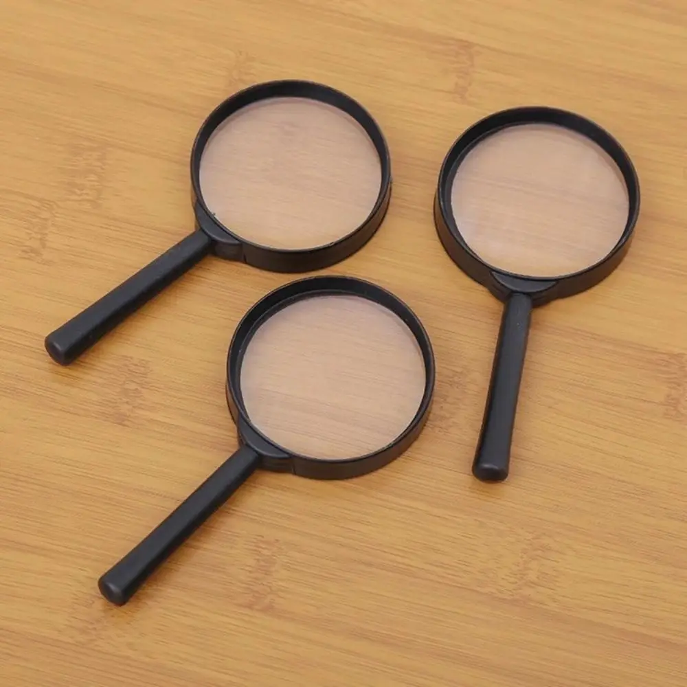 Mini Pocket Magnifying Glass Handheld Magnifying 60mm Magnifier 5X