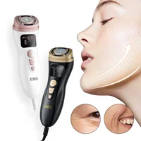 Mini HIFU Ultrasonic RF EMS Facial Lifting Device – Triple Technology for Firm, Youthful Skin