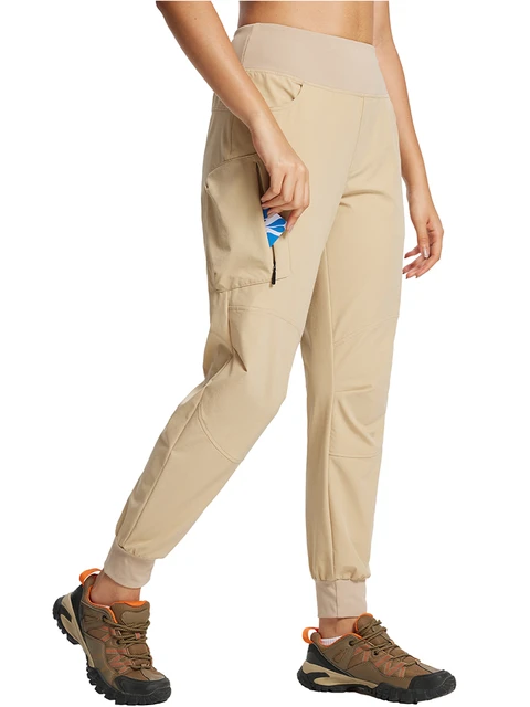 Baleaf Womens Hiking Cargo Capris Outdoor Lightweight Water