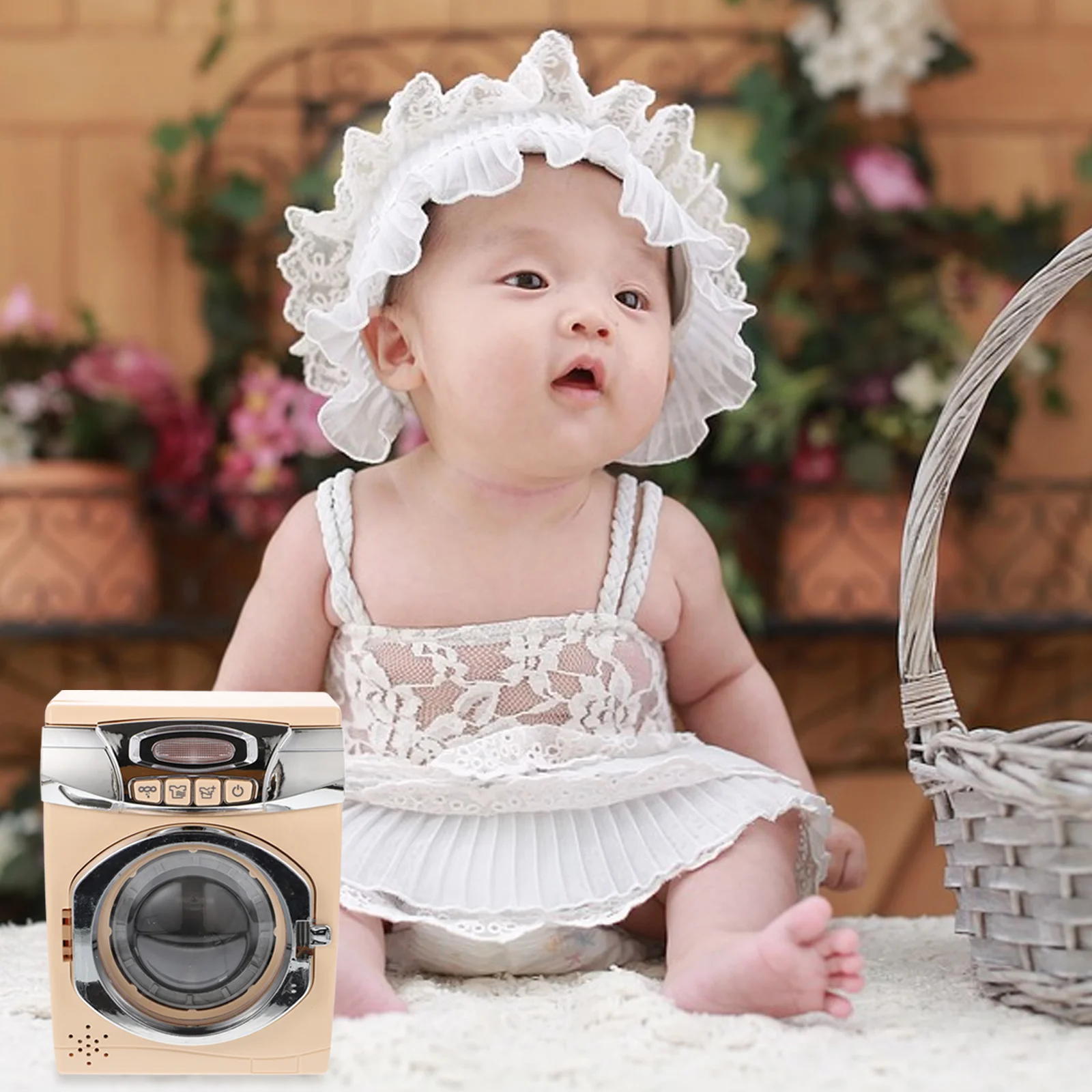 Hair Catcher Washing Machine Oven Ornaments Children’s Toys Home Appliance Compact 5