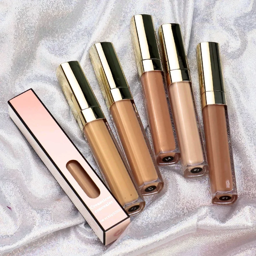 6 Colors Vegan Moisturizing Liquid Concealer Private Cosmetics Custom Logo 2