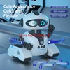 Electric Intelligent Interactive Remote Control Robot Gesture Sensing Dynamic Music Hand DIY Head Rotation Children RC Robot Toy 4