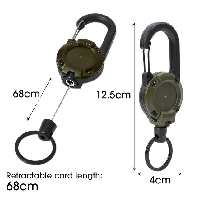 Retractable Carabiner Keychain Tool 5
