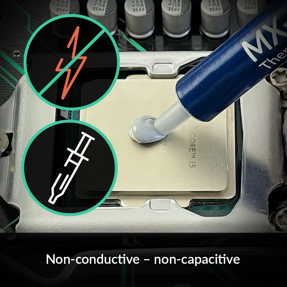 Pasta Composta Térmica Mx4 20g 8g 4g para Refrigeradores Dissipador de Calor Vga de Alta Qualidade para a Cpu Gpu - Imagem 4